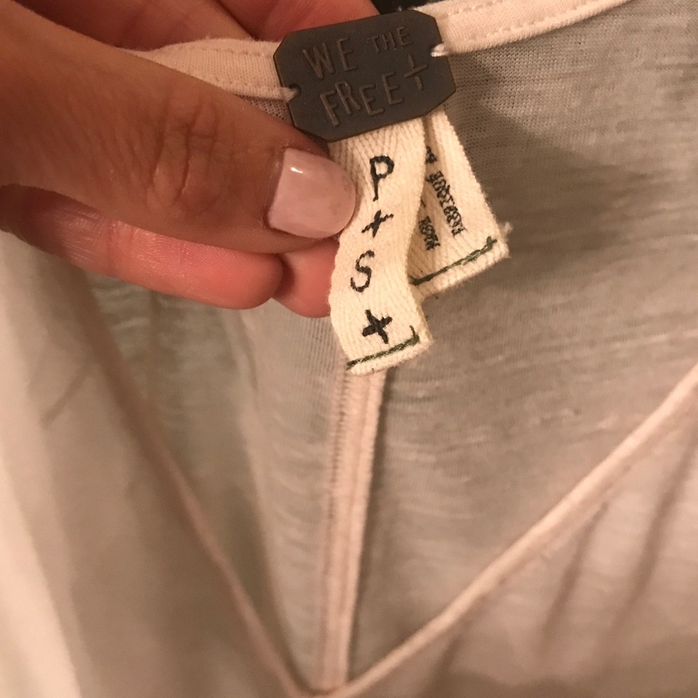 Free people flowy long shirt
