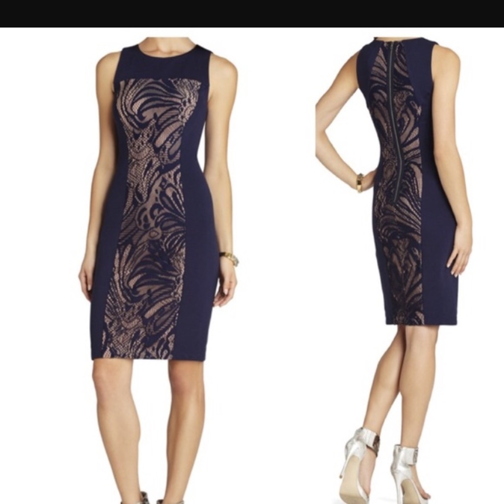 bcbg max azria leona cocktail dress