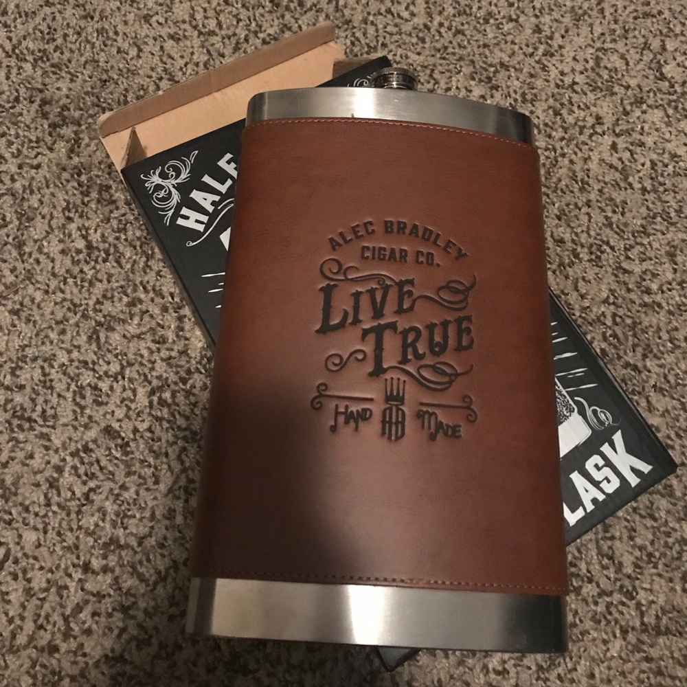 Alec Bradley Half-A-Gallon Pocket Flask