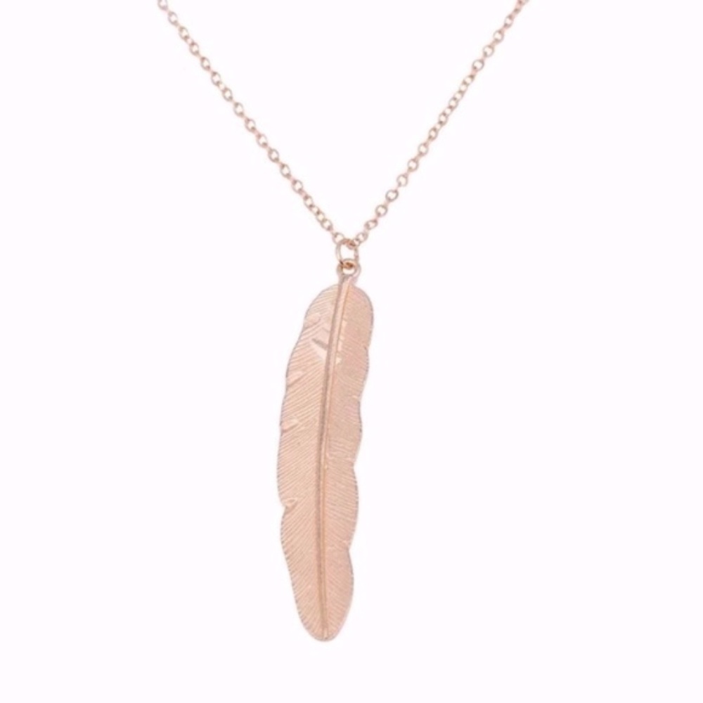 !!!!!!!!!!!5 for $25 Feather Pendant Necklace - Picture 5 of 6