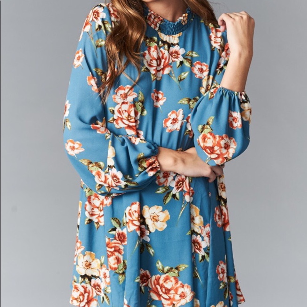 JuneBug Bell Dress in Prairie Petal