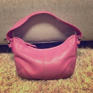 Coach leather handbag