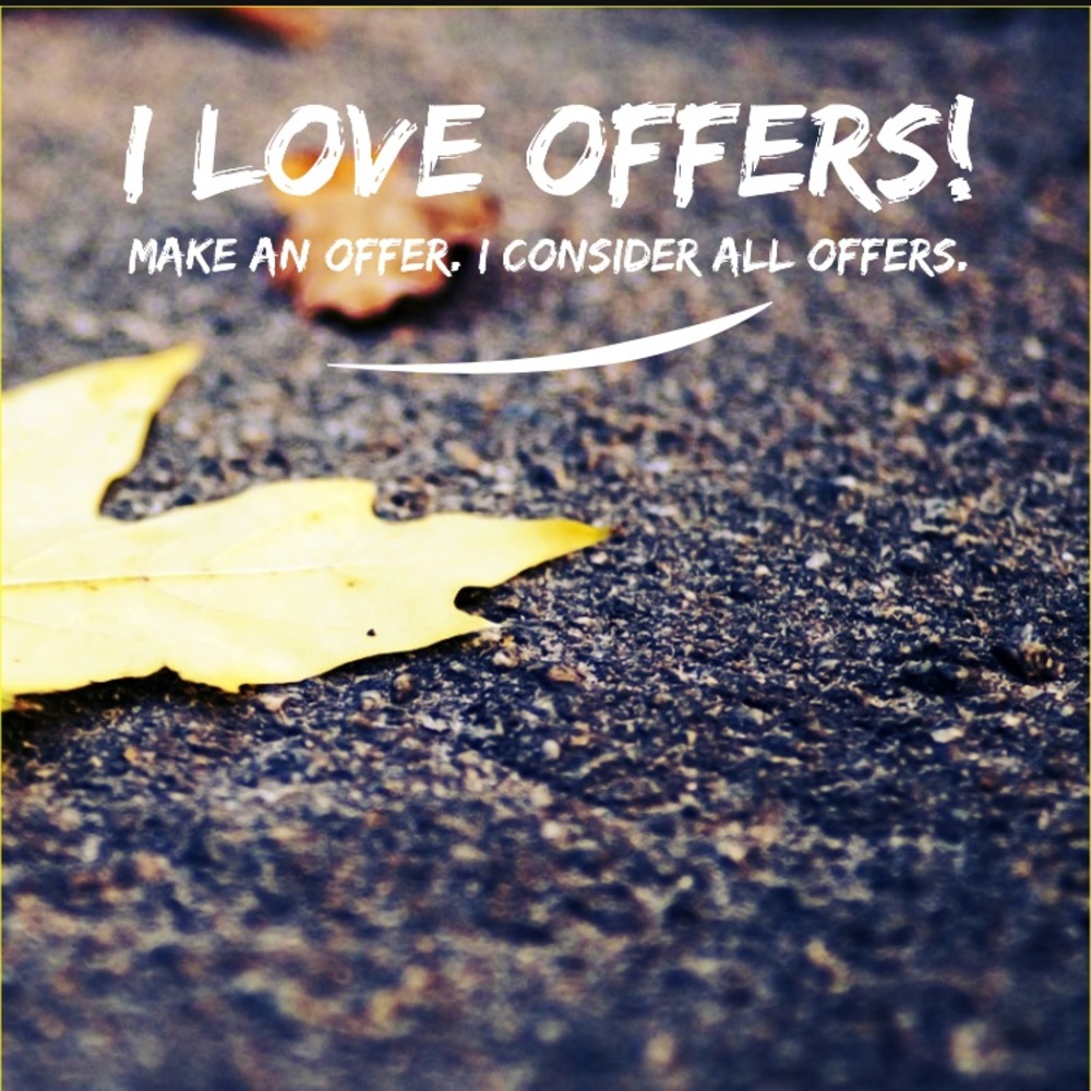I ❤️ offers. Make an offer.