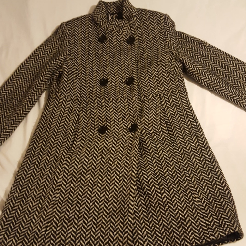 Wool pattern design peacoat NEW!
