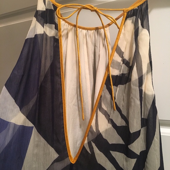 Catharine Malandrino Floral Trapeze Dress