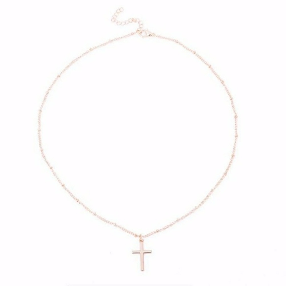 5 for $25 Delicate Dainty Cross Necklace - Picture 7 of 8