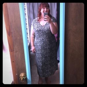 Black and White Old Navy Dress