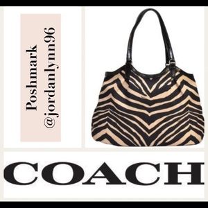 Signature Stripe Zebra Print Purse!