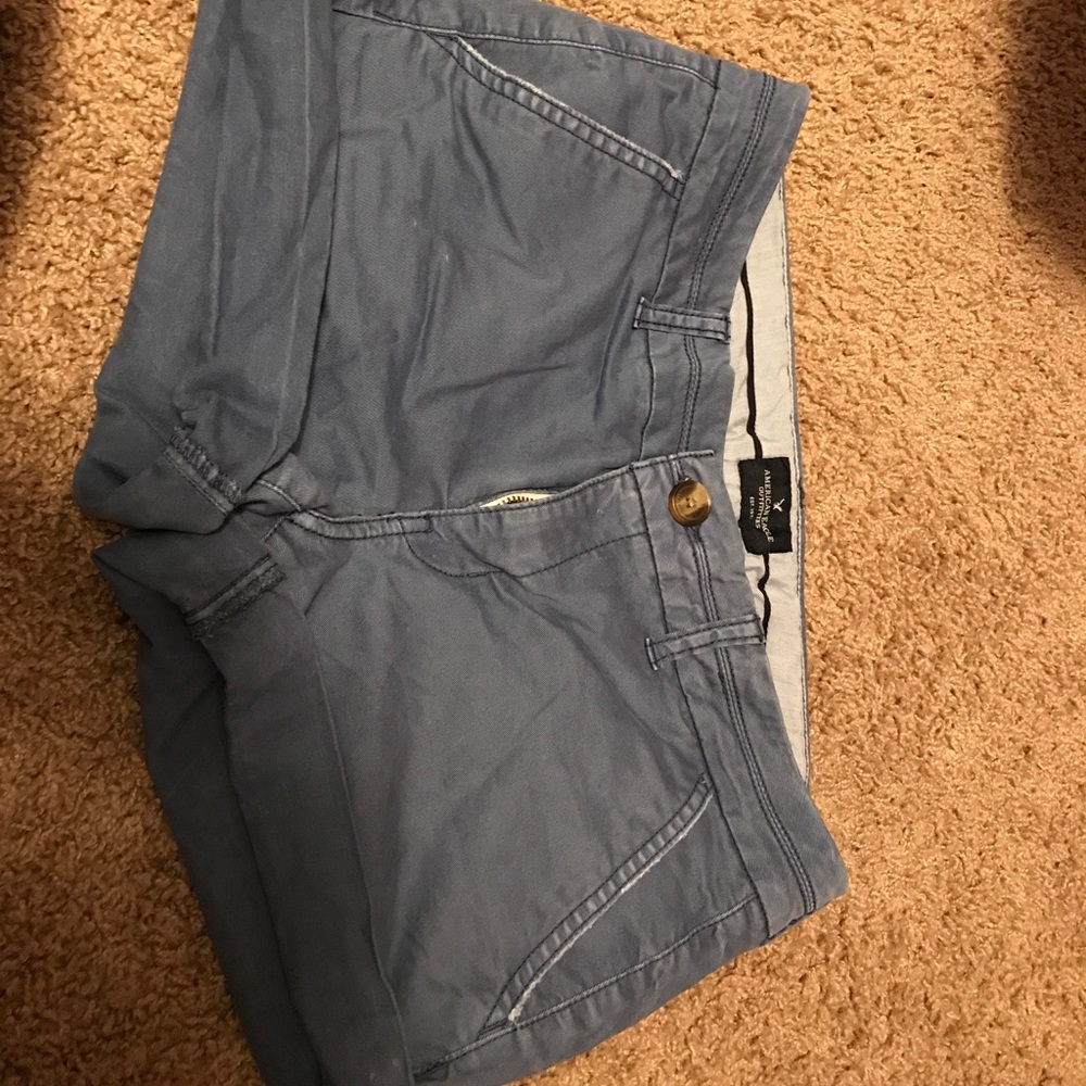 Blue Chino Shorts