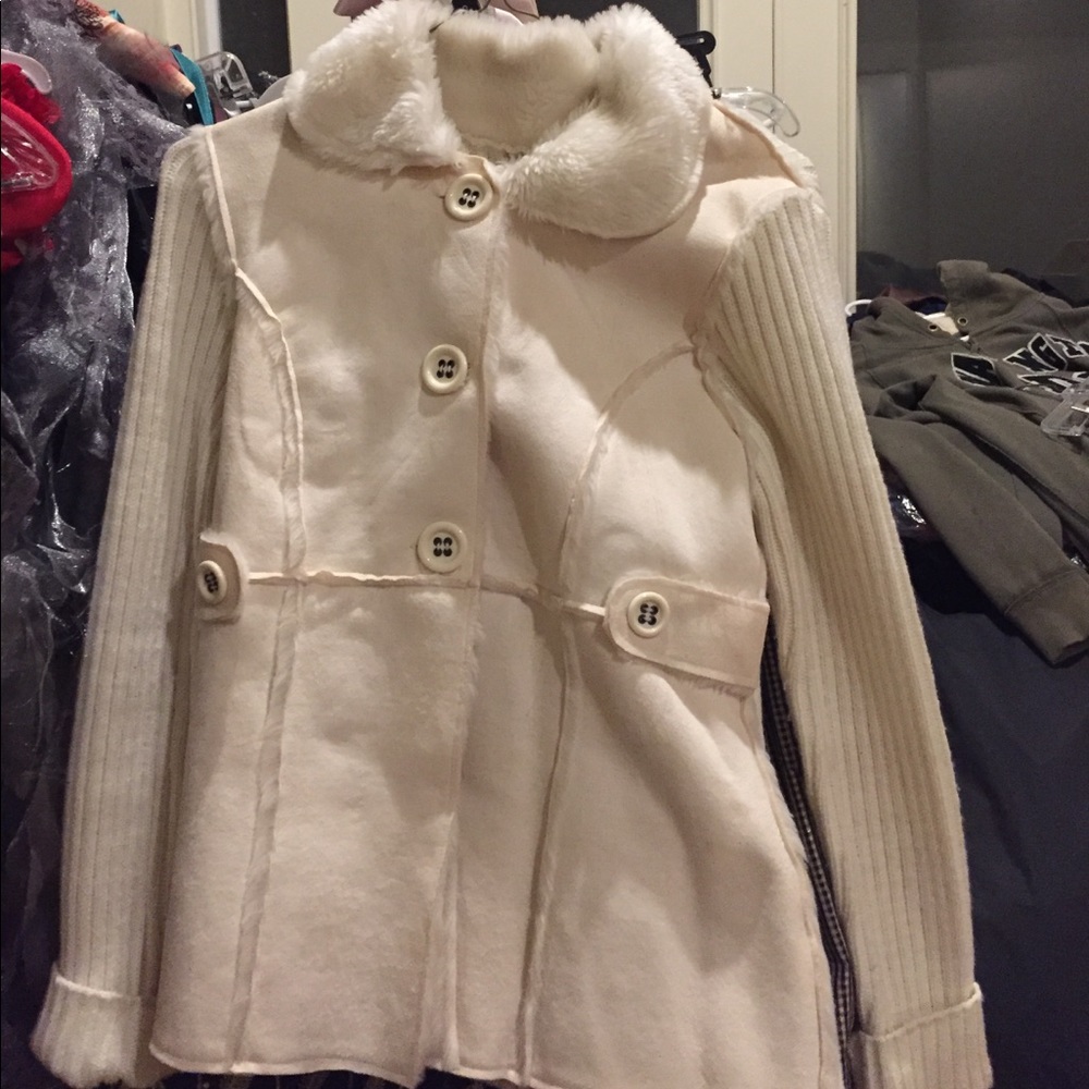 White winter coat