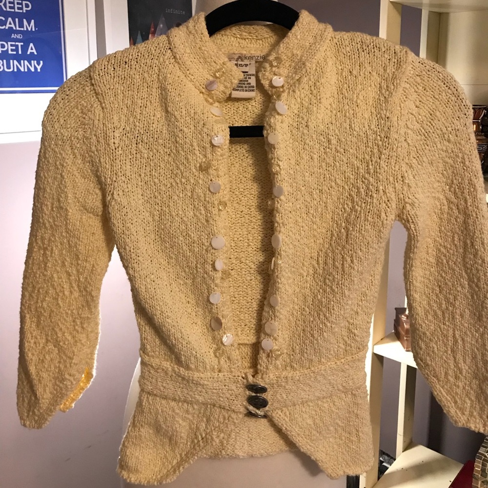 Kenzie buttoned sweater