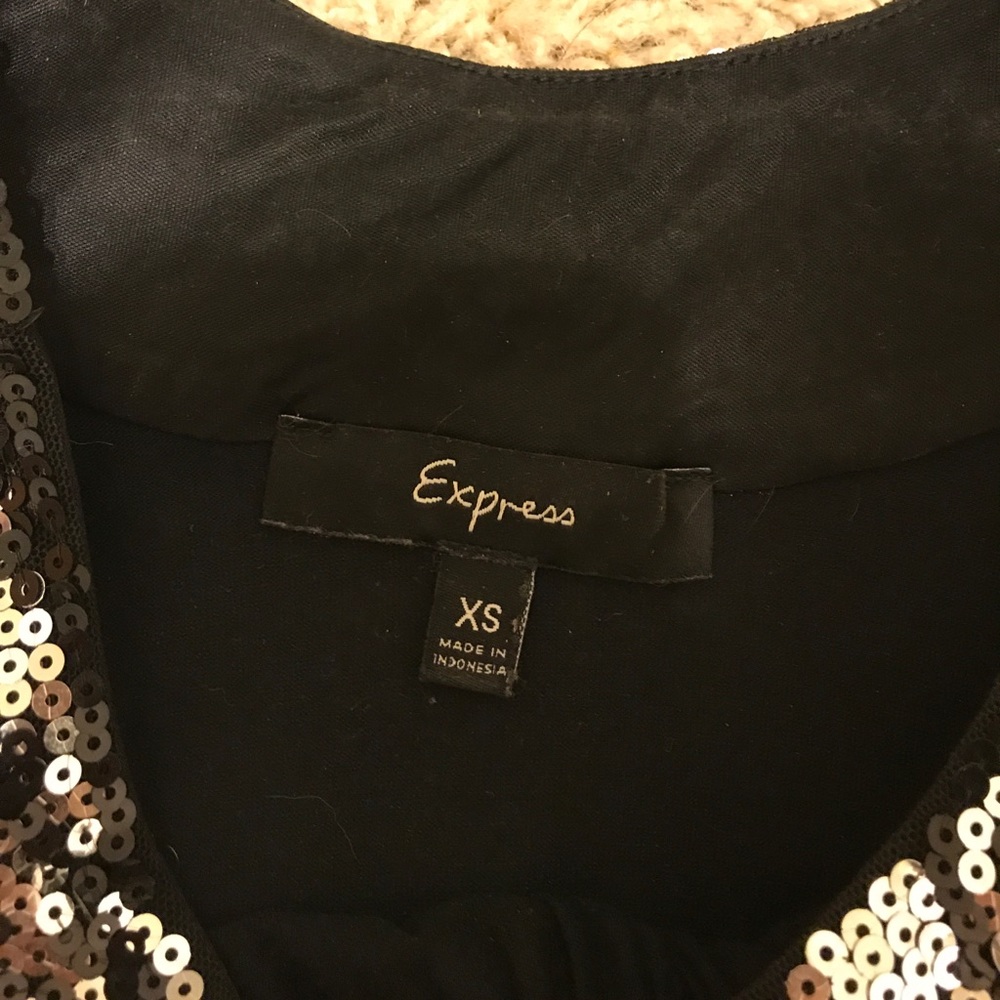 Express sequin mini dress - Picture 3 of 6