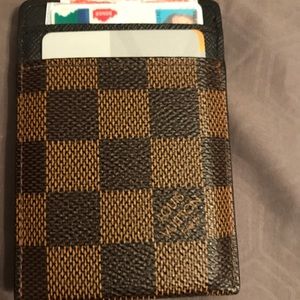 Louis Vuitton money clip wallet