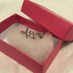 Emitations Joelle's Petite CZ Cursive Love Ring