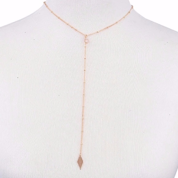 5 for $25 Y Shaped Chain Drop Lariat Necklace - Picture 5 of 5