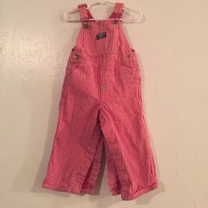 Oshkosh Bgosh candy striper overalls