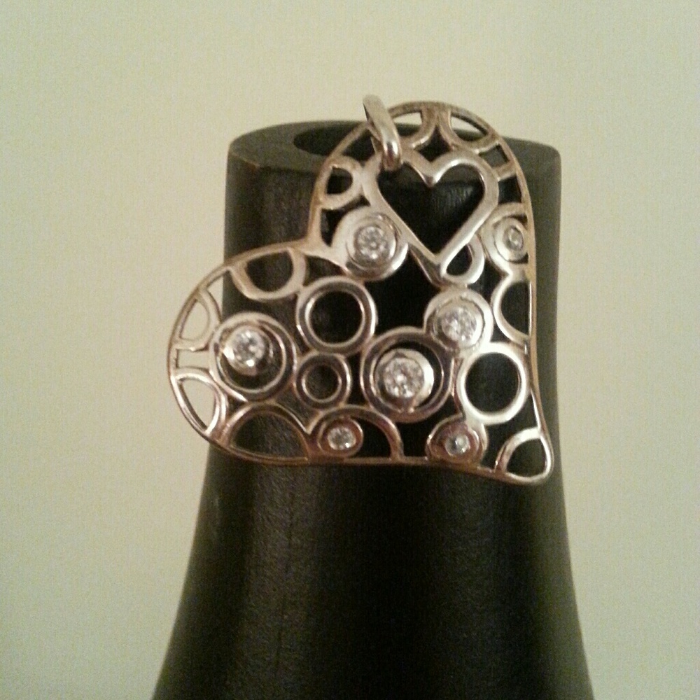 ❤ Pendant, Sterling silver
