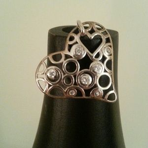 ❤ Pendant, Sterling silver