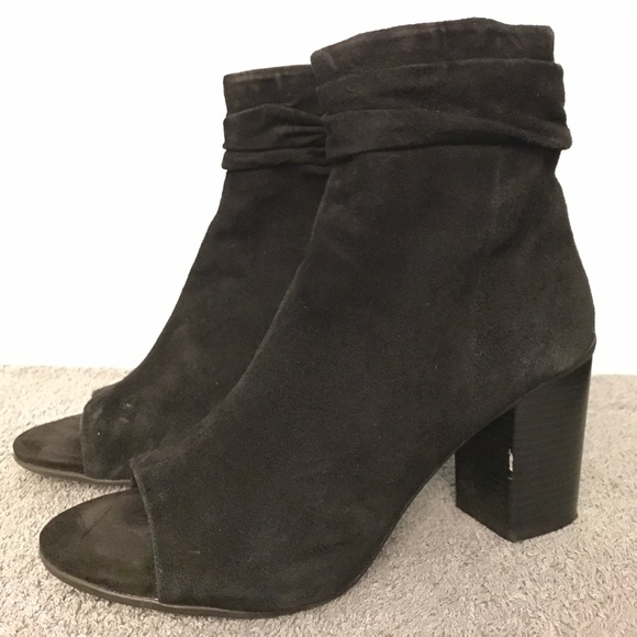 Kenneth Cole Reaction Fridah Peep Toe Ankle Boots - Picture 1 of 8
