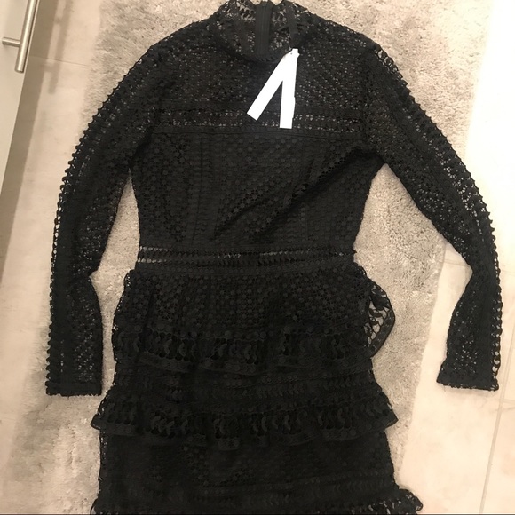 Aqua Black cocktail dress - Picture 3 of 5