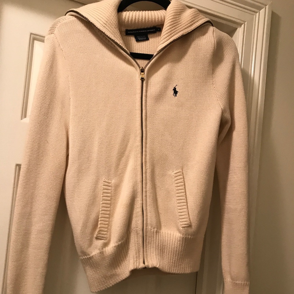 Ralph Lauren Sport Sweater jacket- Medium