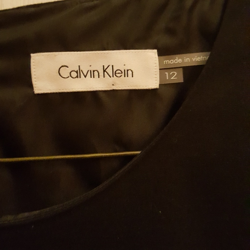 Black dress by Calvin Klein