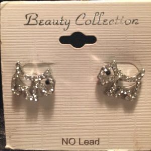 Crystal Dog earrings