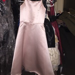 Girls pink dress formal