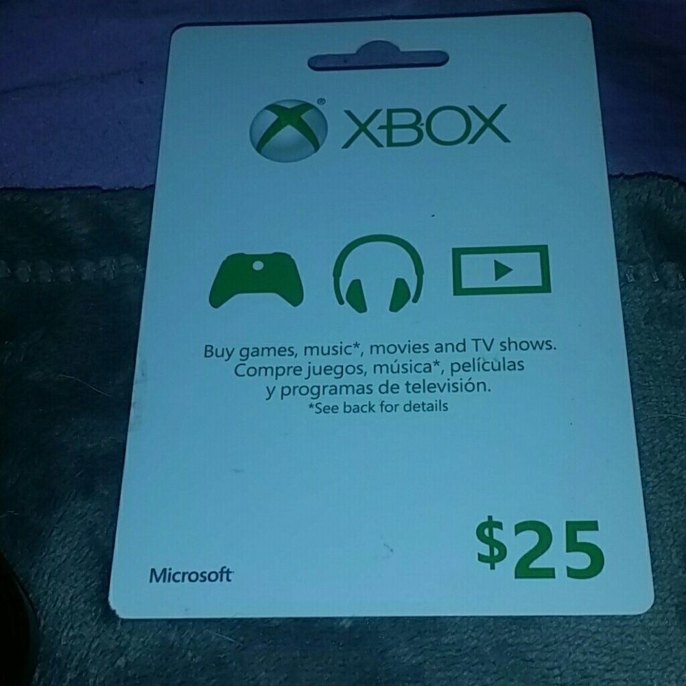 Xbox $25 Prepaid Card