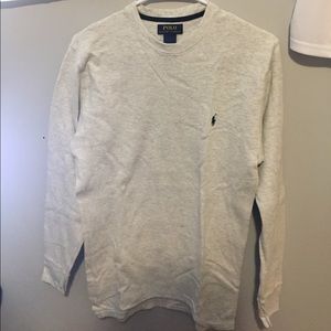 Polo Ralph Lauren Light Grey Thermal Long Sleeve