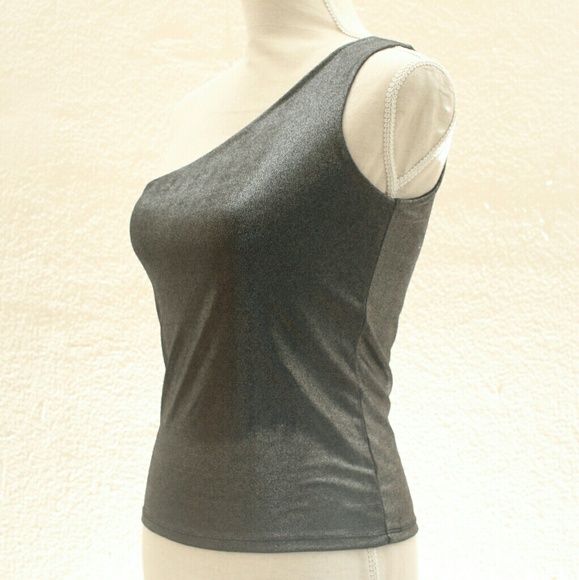 New York & Co One Shoulder Party Top - Picture 3 of 8