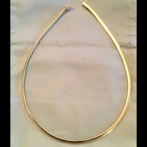 Gold Omega Necklace - 14k
