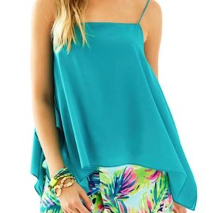 Lilly Pulitzer Kimi Silk Top NWOT