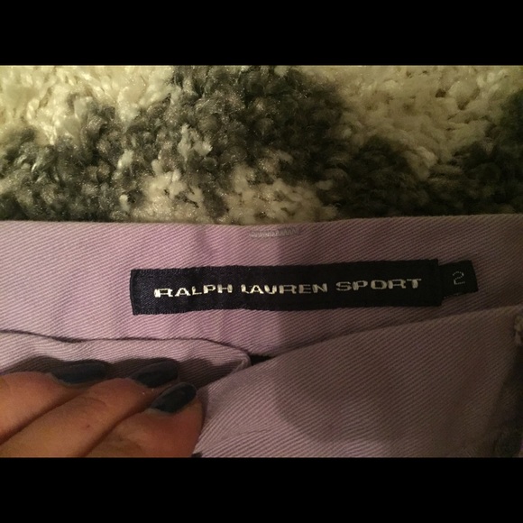 RALPH LAUREN LAVENDER SHORTS! - Picture 3 of 3