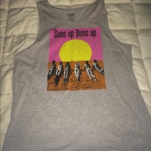 Suns up buns up tank