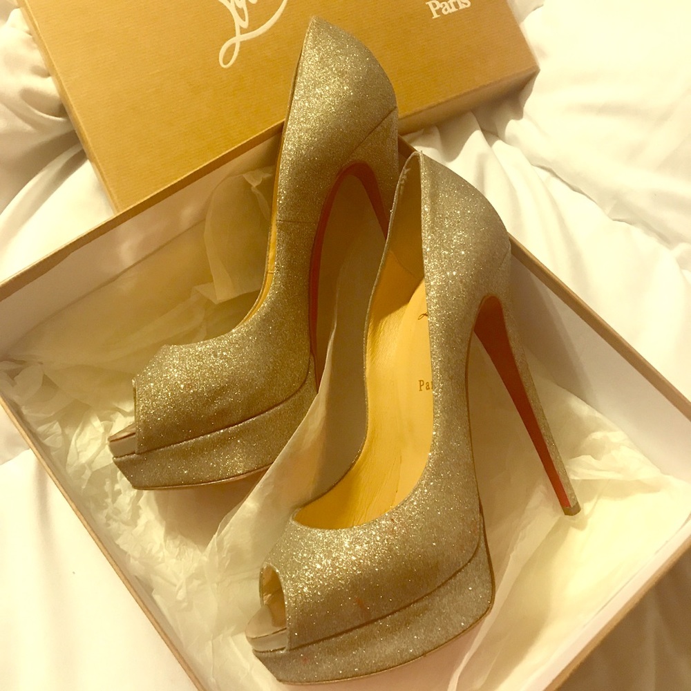 Sparkly Christian Louboutins