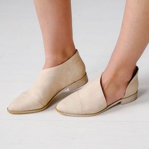 Free people look alike cutout booties