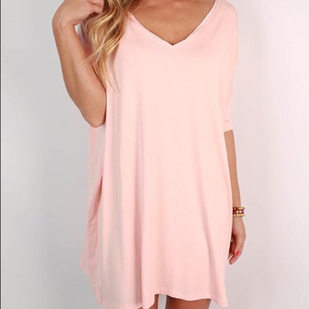 Peach Piko Tunic