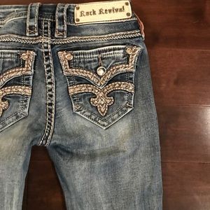 Rock Revival Boot Cut Jeans Size 23