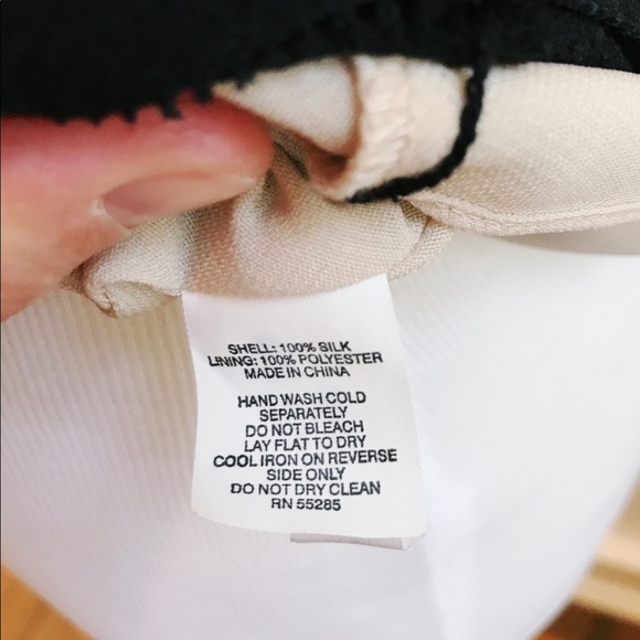 (A) Express "Holiday" beaded black blouse - Picture 7 of 7