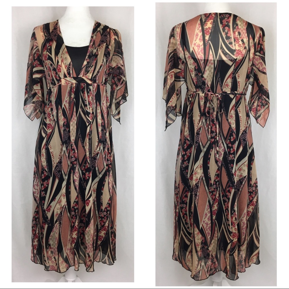 Uniform John Paul Richard Kimono-Style Maxi Dress