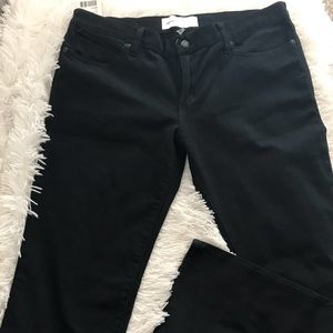 Paper Denim & Cloth classic black straight leg