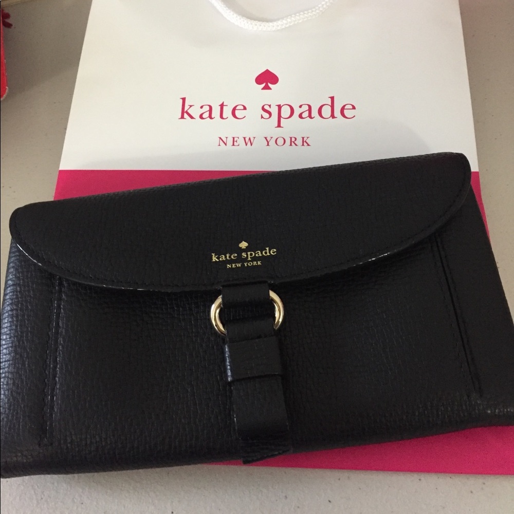 NWT Kate Spade Jaimie black wallet