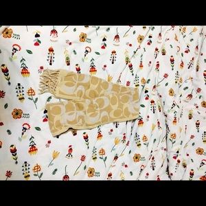 Authentic Coach Wool Scarf