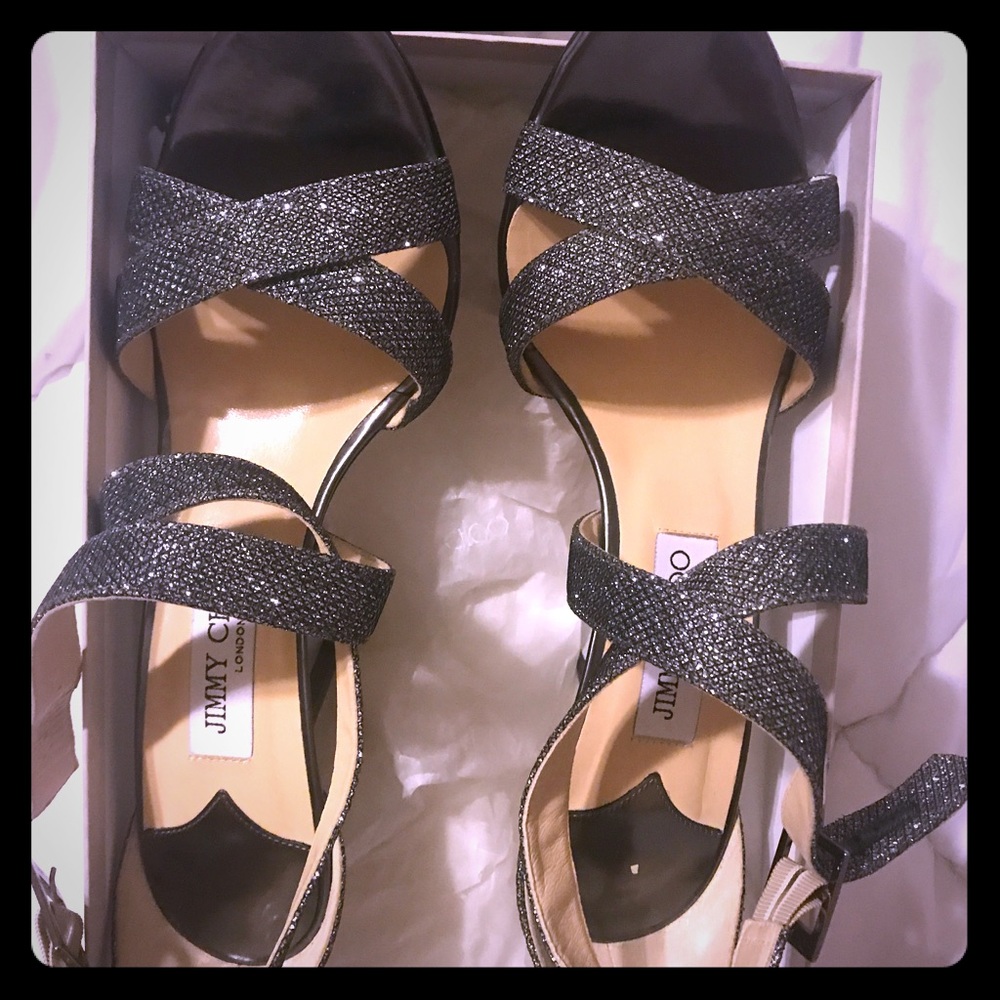 Sparkly Jimmy Choo heels