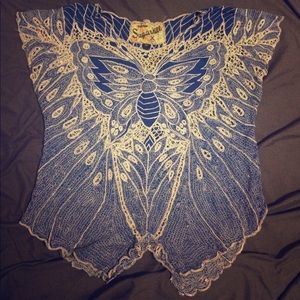 vintage butterfly shirt