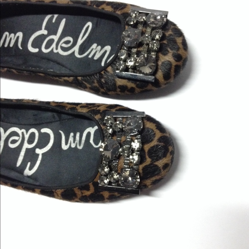 Sam Edelman animal print flats