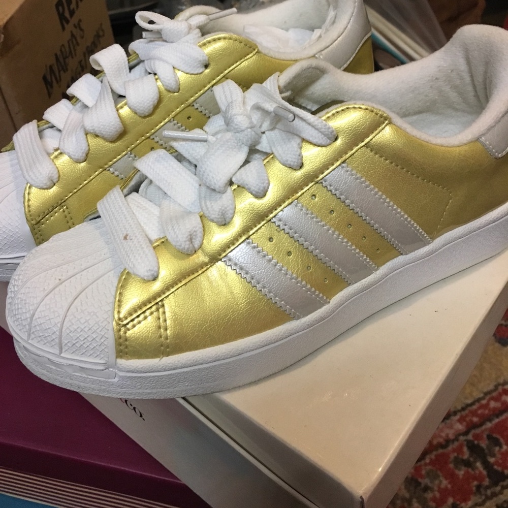 Gold adidas