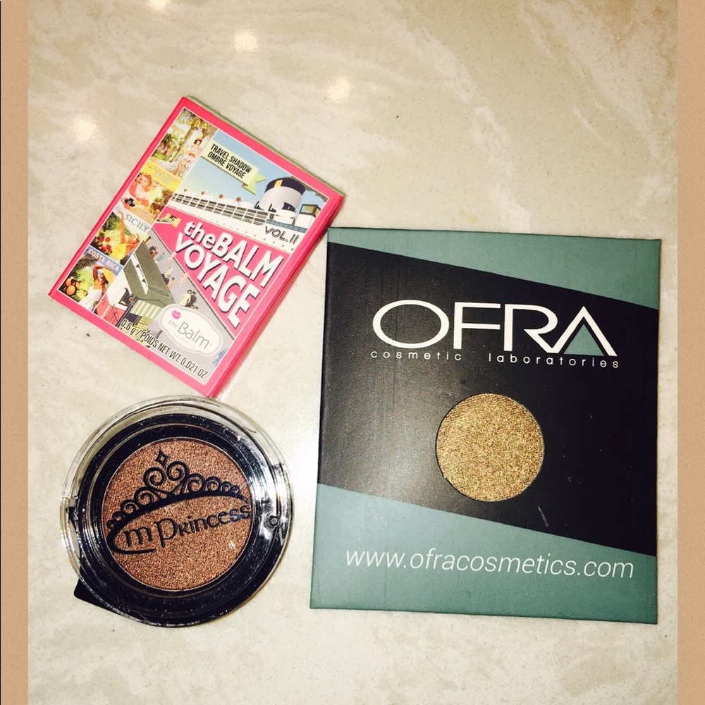 Neutral/Bronze and Gold Eyeshadow Trio - Picture 2 of 2