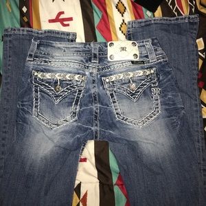 🎀MISS ME JEANS🎀 SIZE:26🎀 BOOTCUT🎀 DISTRESSED